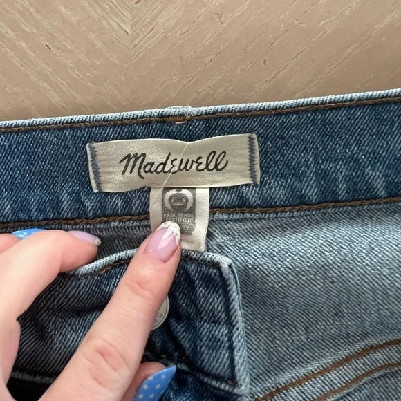 Madewell Women's Light Blue Straight-Leg Jeans - Picture 3 of 6